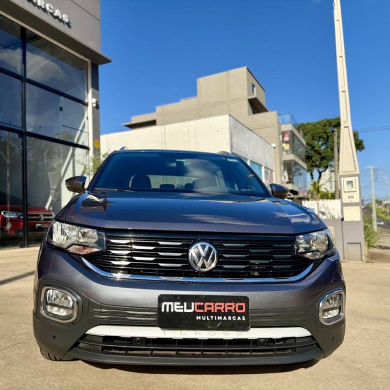 VOLKSWAGEN - T-CROSS - 2020/2020 - Cinza - R$ 109.900,00